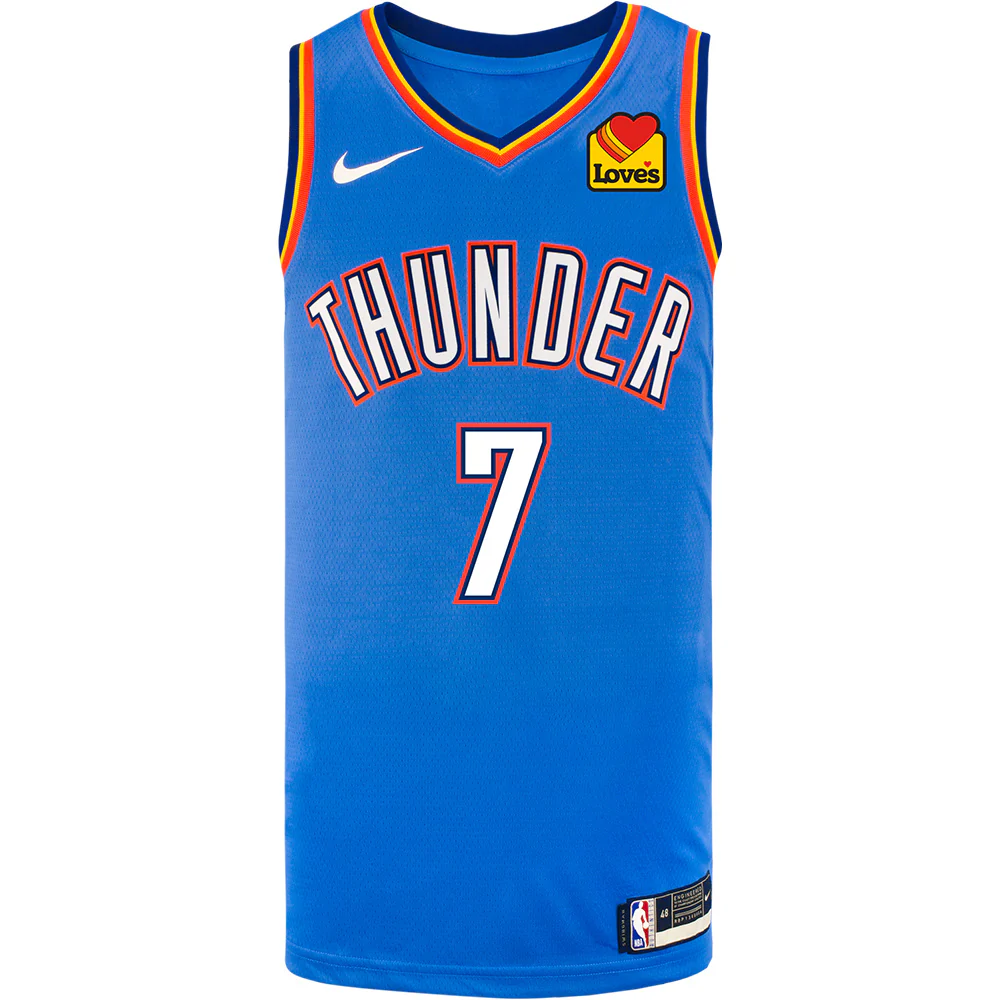 OKLAHOMA CITY THUNDER CHET HOLMGREN ICON SWINGMAN JERSEY - 2025-26 - Image 4