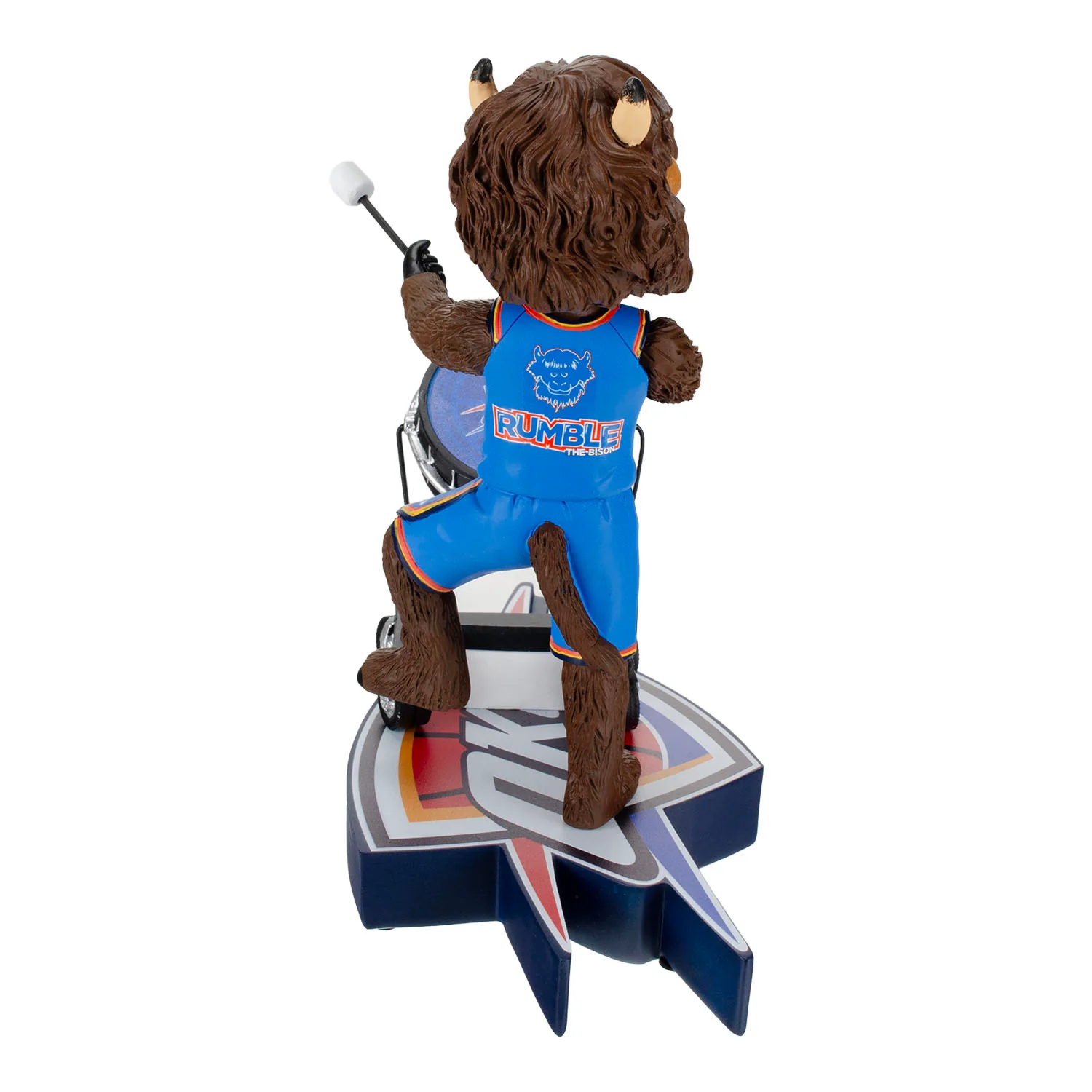 Oklahoma City Thunder Rumble Drum Bobblehead - Image 3
