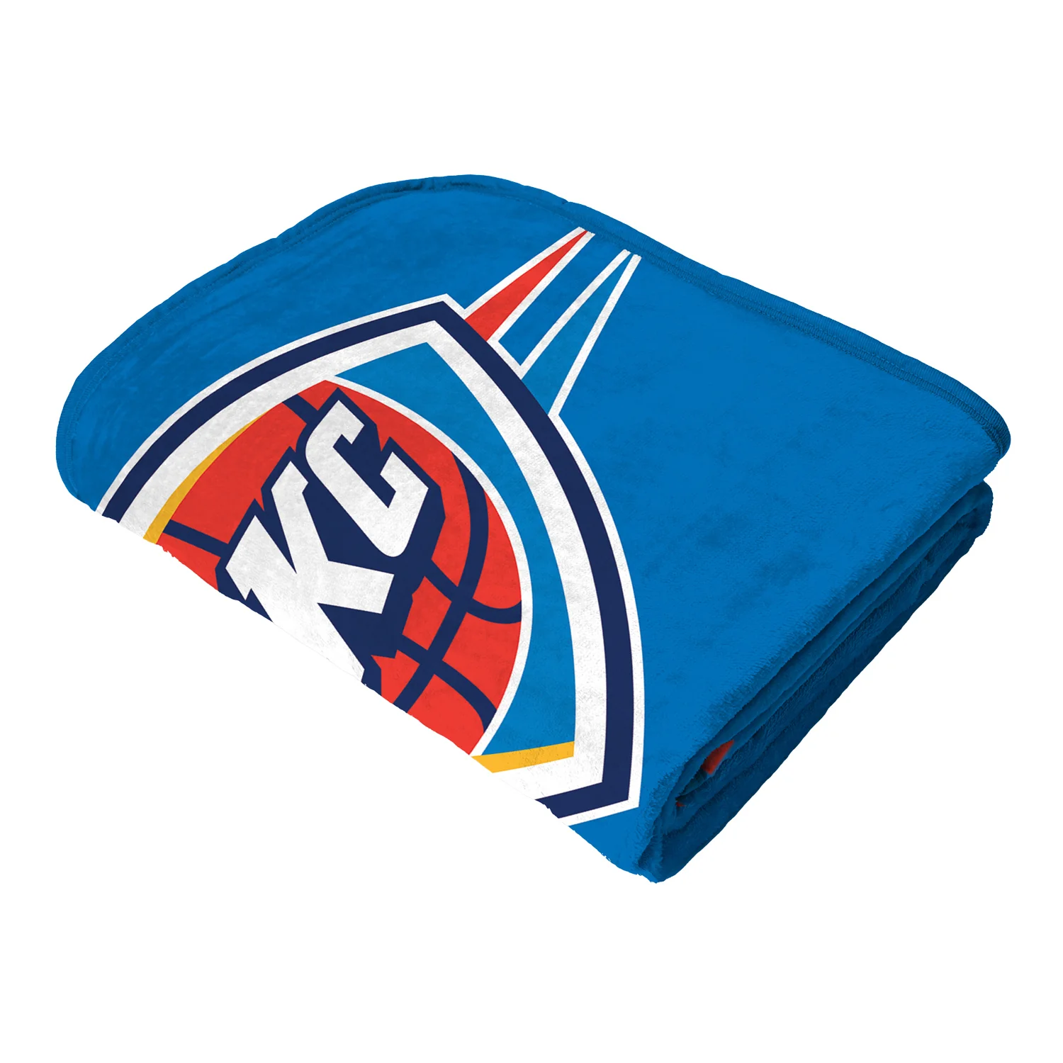 OKLAHOMA CITY THUNDER THUNDERSTACK 4' x 5' RASCHEL BLANKET - Image 3