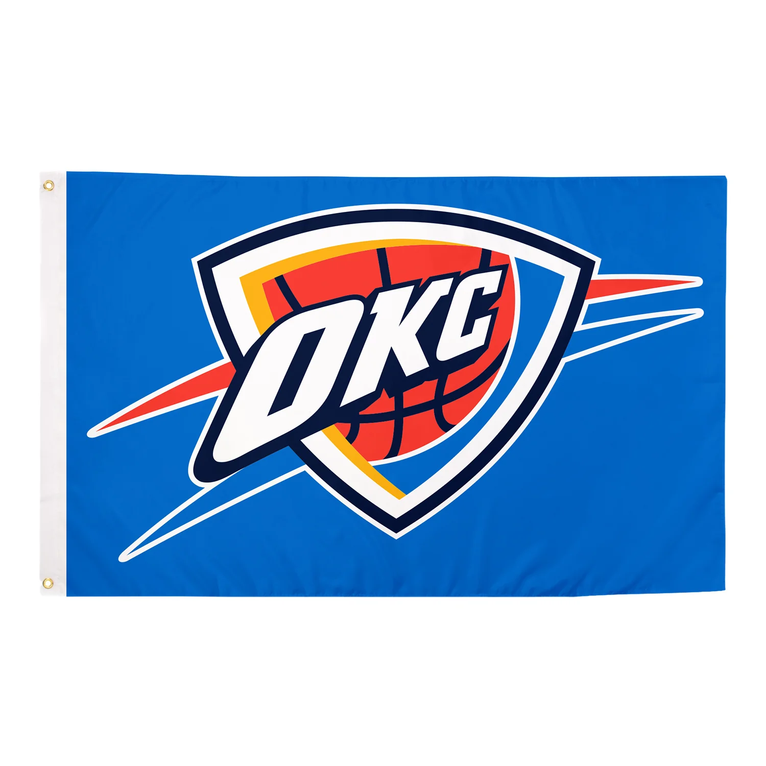 OKLAHOMA CITY THUNDER 3X5 PRIMARY LOGO FLAG