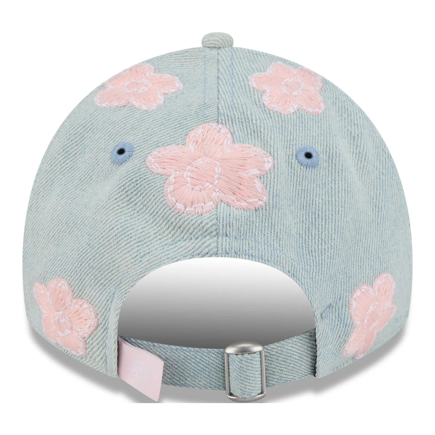 GIRLS OKC THUNDER NEW ERA 920 FLORAL DENIM HAT - Image 3