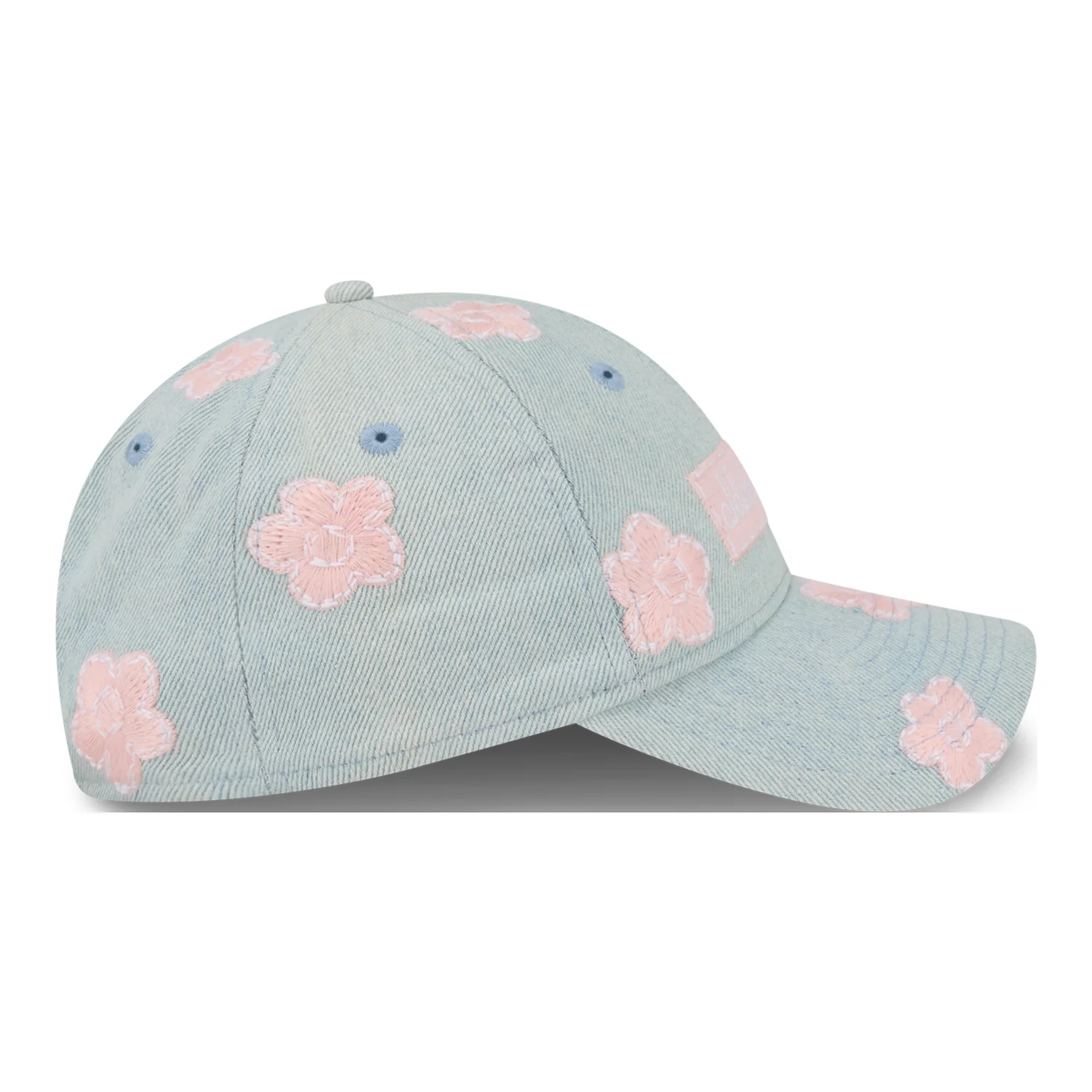 GIRLS OKC THUNDER NEW ERA 920 FLORAL DENIM HAT - Image 5
