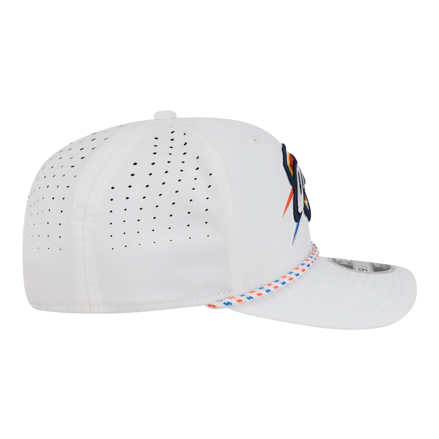 Toddler OKC Thunder New Era 9Seventy Stretch Snap Rope White Hat - Image 7