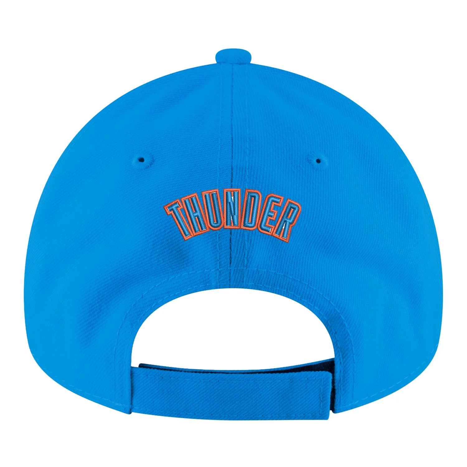 Youth OKC Thunder New Era 940 Rumble Blue Adjustable Hat - Image 4