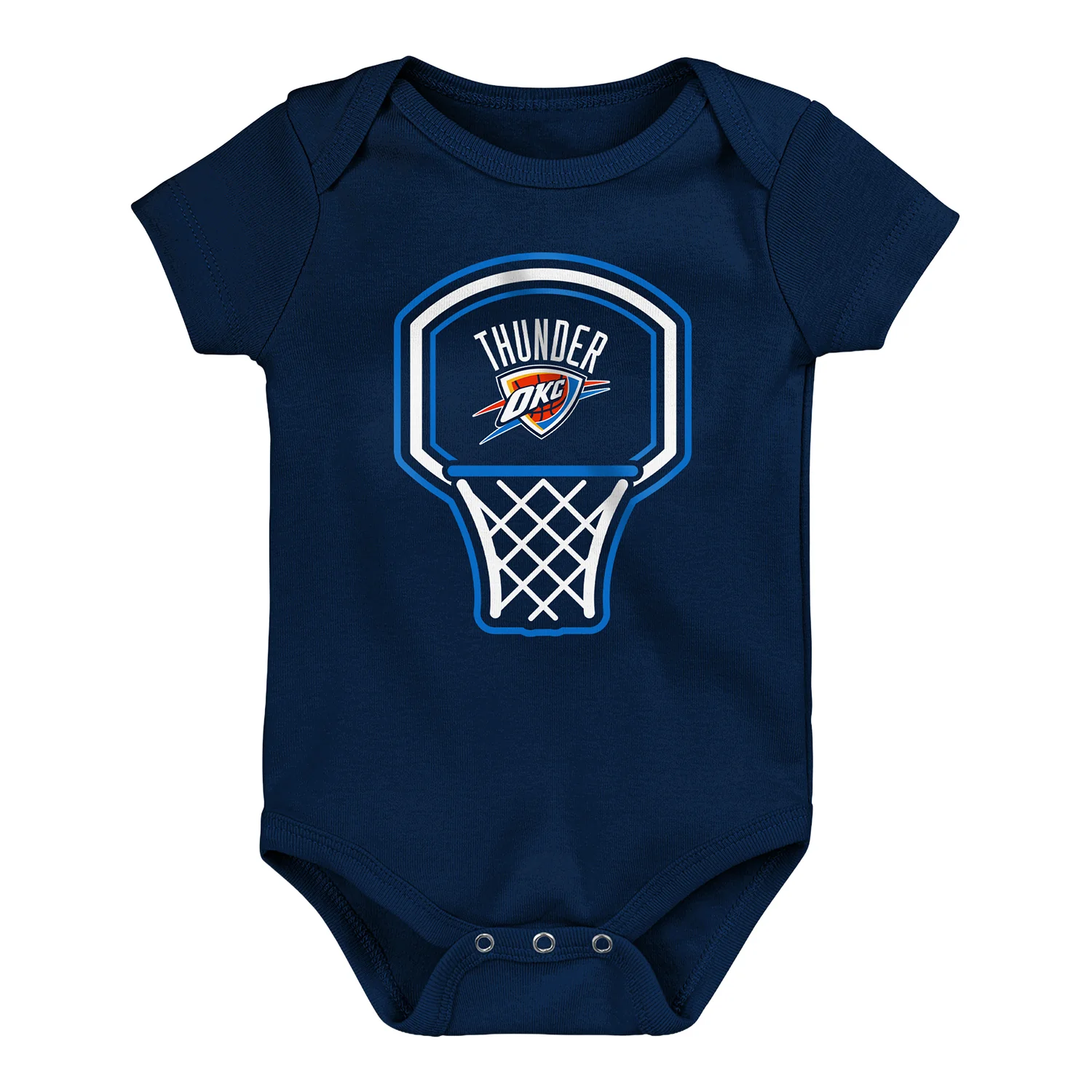 Infant OKC Thunder Outerstuff Littlest Player 3-Pack Onesie Set - Image 4