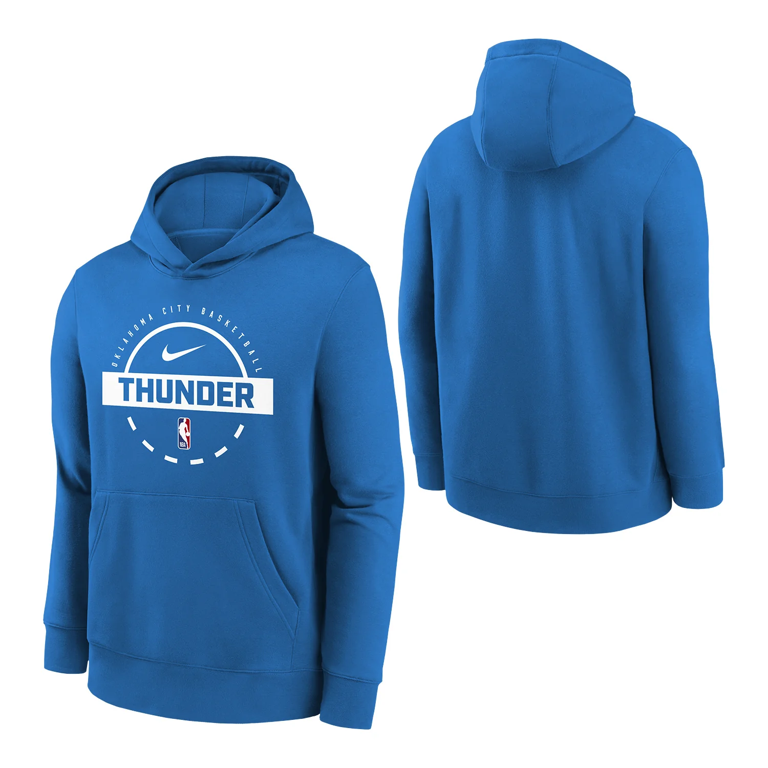 Youth Oklahoma City Thunder Practice Hooded Sweatshirt - Image 3