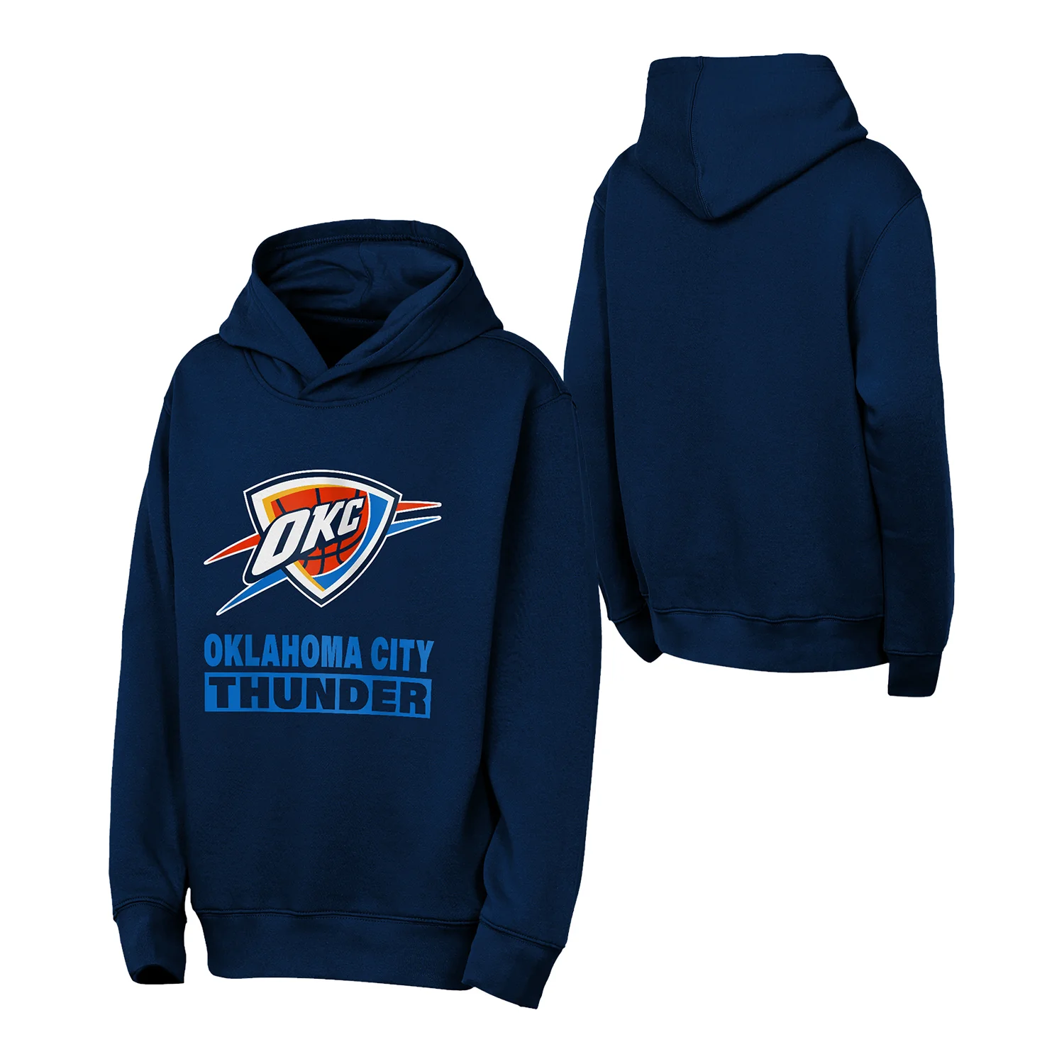 Youth Oklahoma City Thunder Back to Basics Hooded Sweatshirt - Image 3