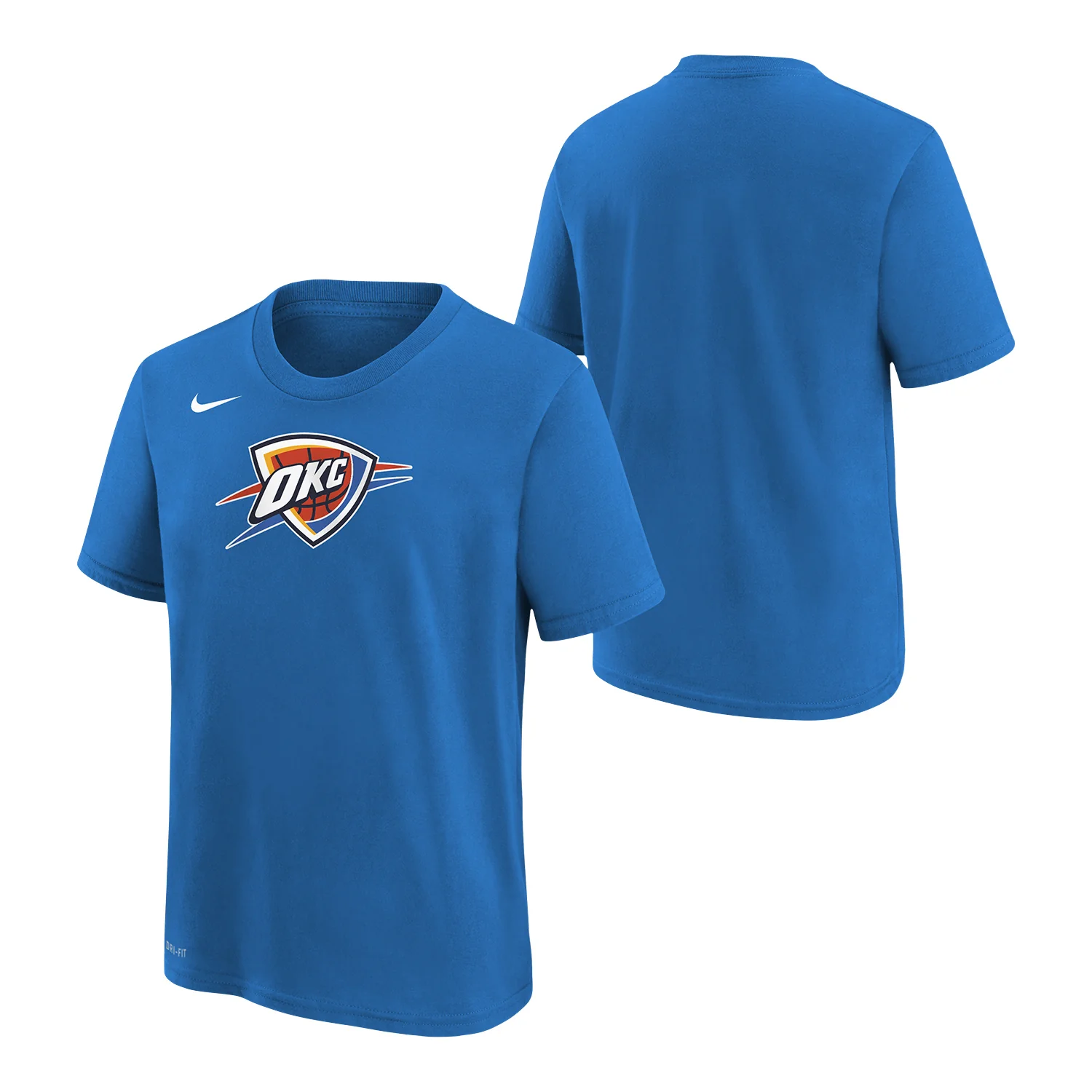 YOUTH OKLAHOMA CITY THUNDER NIKE PRIMARY LOGO T-SHIRT - Image 3