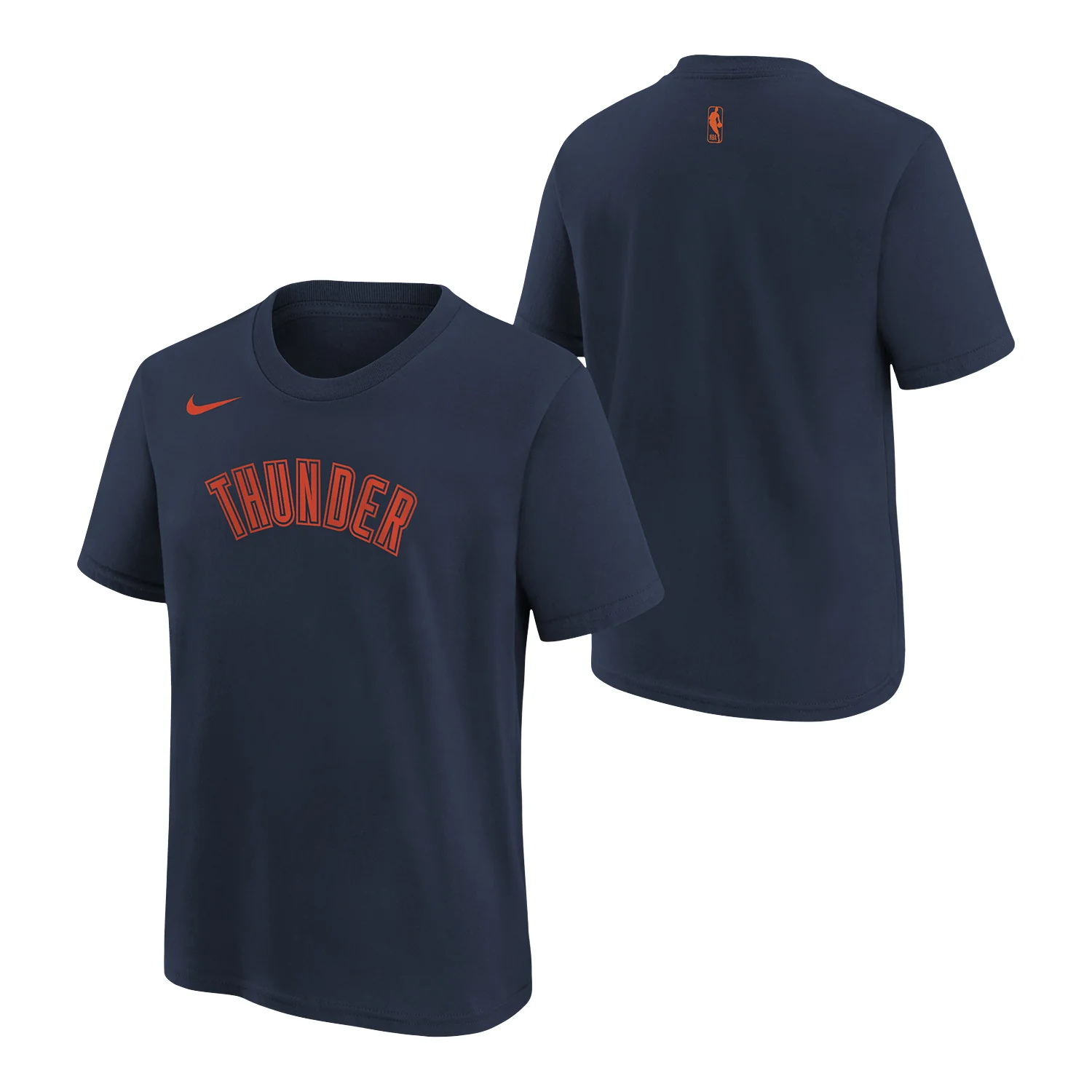 Youth Oklahoma City Thunder Nike Wordmark T-shirt - Image 3
