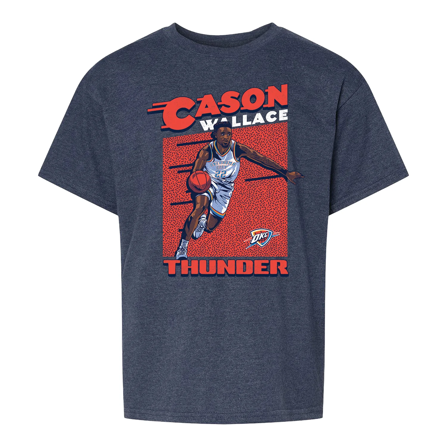 Youth Oklahoma City Thunder Cason Wallace Action T-Shirt