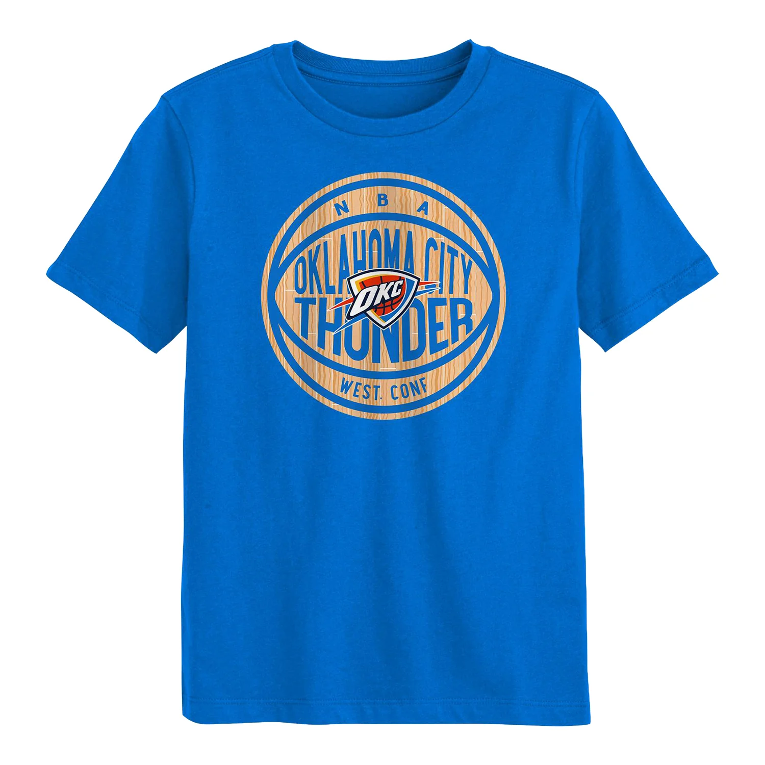 Juvenile OKC Thunder Outerstuff Basketball Court T-Shirt