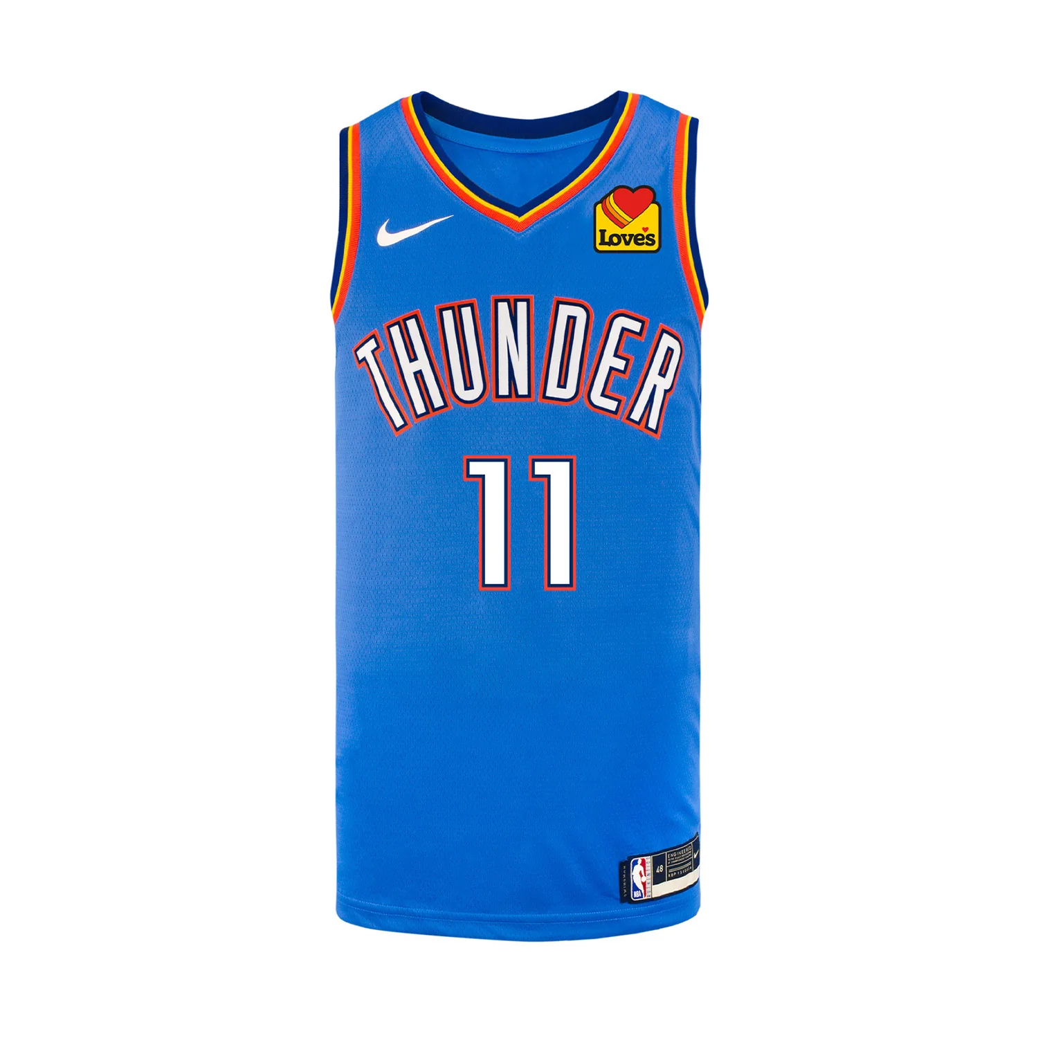 YOUTH OKLAHOMA CITY THUNDER ISAIAH JOE ICON SWINGMAN JERSEY 2025-26 - Image 2