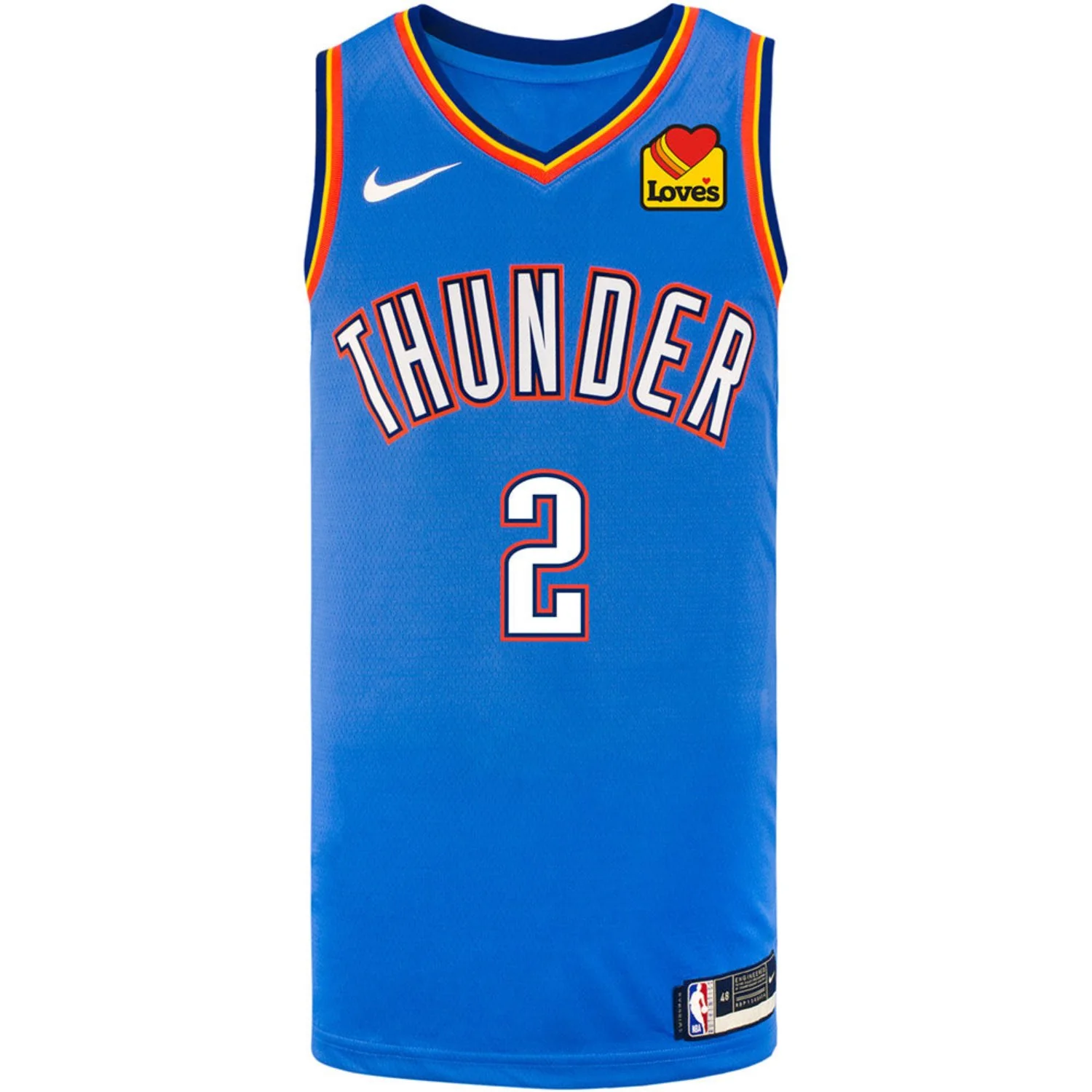 OKLAHOMA CITY THUNDER SHAI GILGEOUS-ALEXANDER ICON SWINGMAN JERSEY - 2025-26 - Image 3