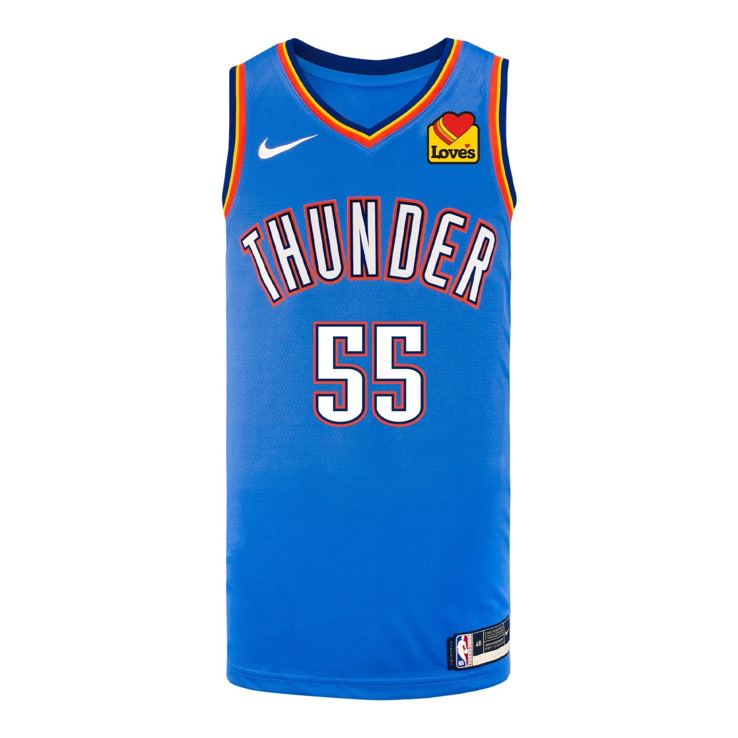OKLAHOMA CITY THUNDER  ISAIAH HARTENSTEIN ICON SWINGMAN JERSEY - 2025-26 - Image 4